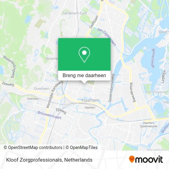 Kloof Zorgprofessionals kaart