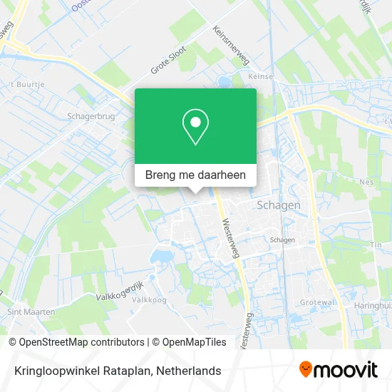 Kringloopwinkel Rataplan kaart