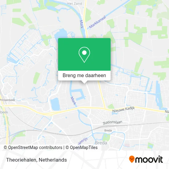 Theoriehalen kaart