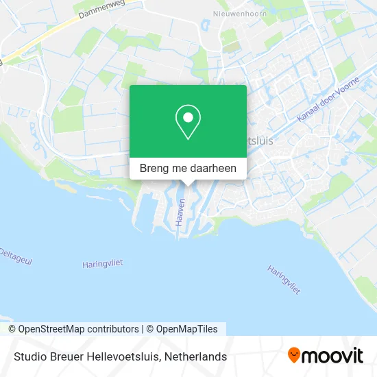 Studio Breuer Hellevoetsluis kaart