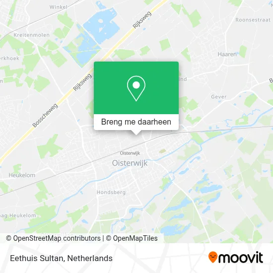 Eethuis Sultan kaart
