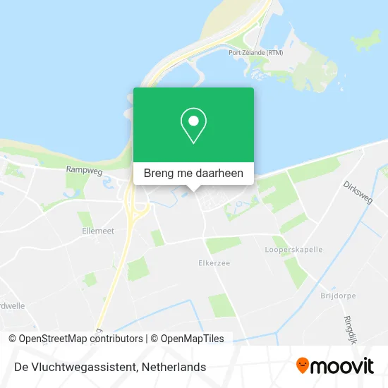 De Vluchtwegassistent kaart