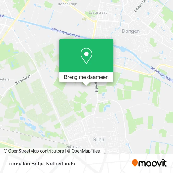 Trimsalon Botje kaart