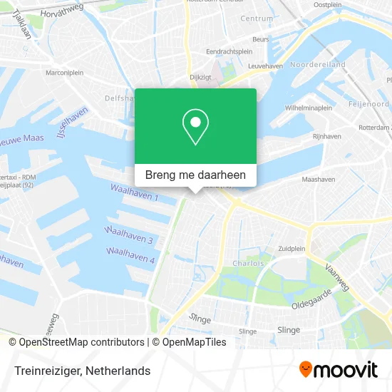 Treinreiziger kaart