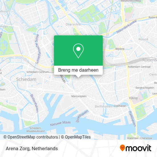 Arena Zorg kaart