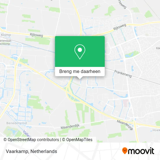 Vaarkamp kaart