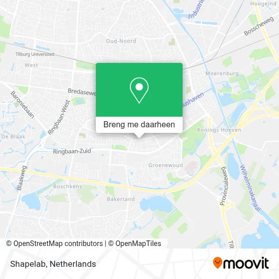 Shapelab kaart