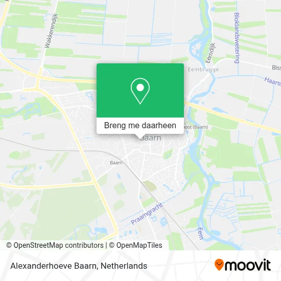Alexanderhoeve Baarn kaart