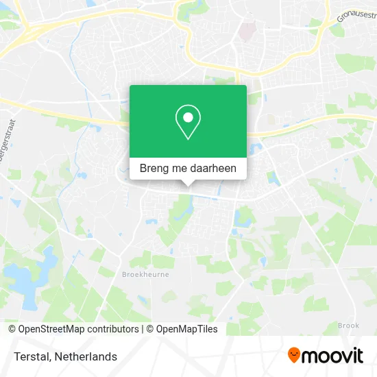 Terstal kaart