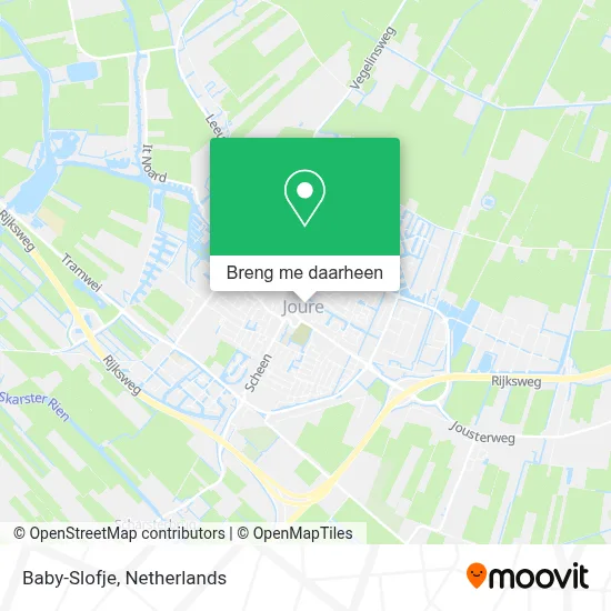 Baby-Slofje kaart