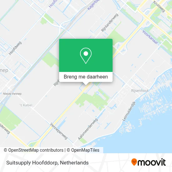 Suitsupply Hoofddorp kaart