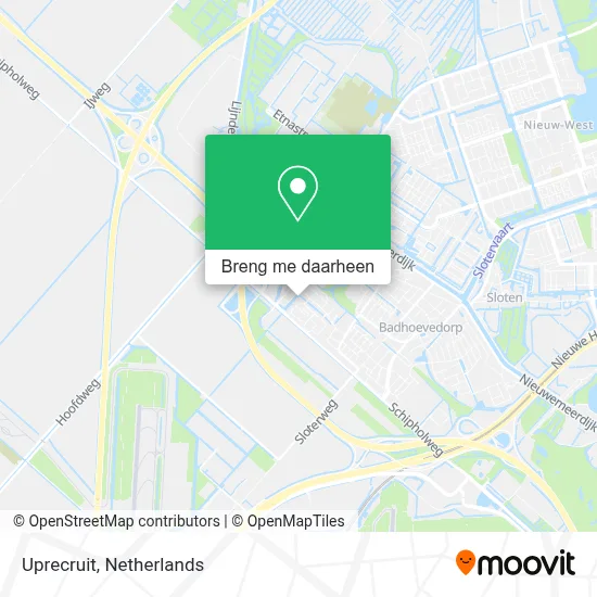 Uprecruit kaart