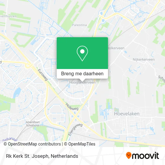 Rk Kerk St. Joseph kaart