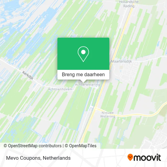 Mevo Coupons kaart