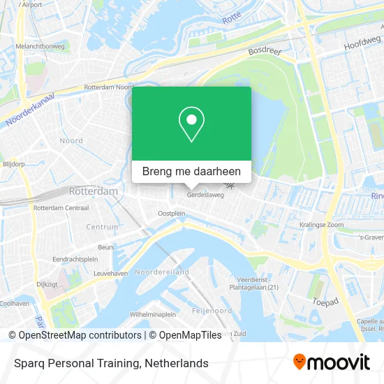 Sparq Personal Training kaart