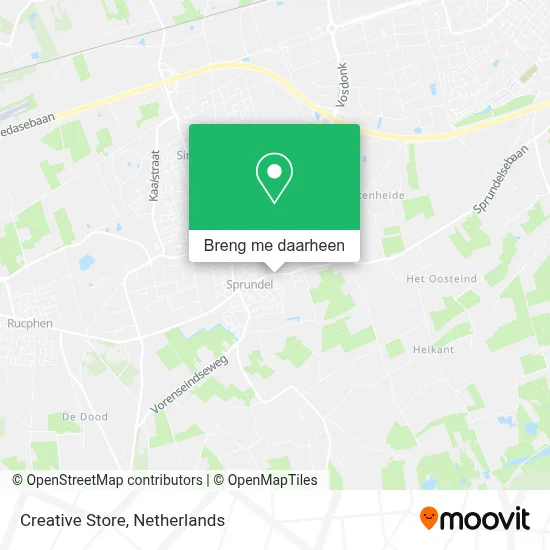 Creative Store kaart