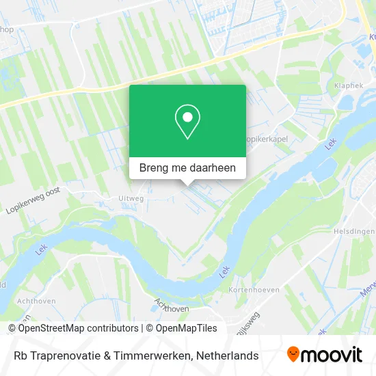 Rb Traprenovatie & Timmerwerken kaart