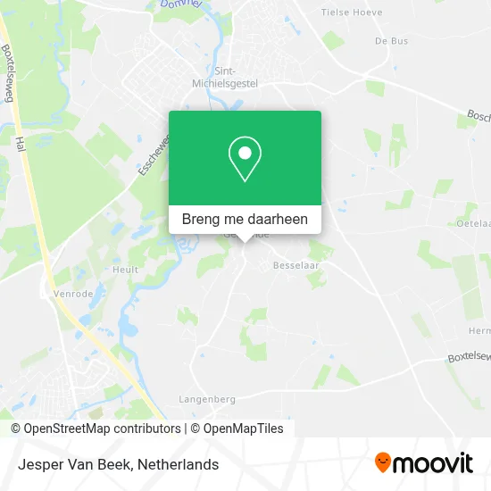 Jesper Van Beek kaart