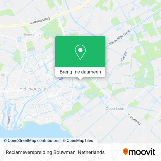 Reclameverspreiding Bouwman kaart