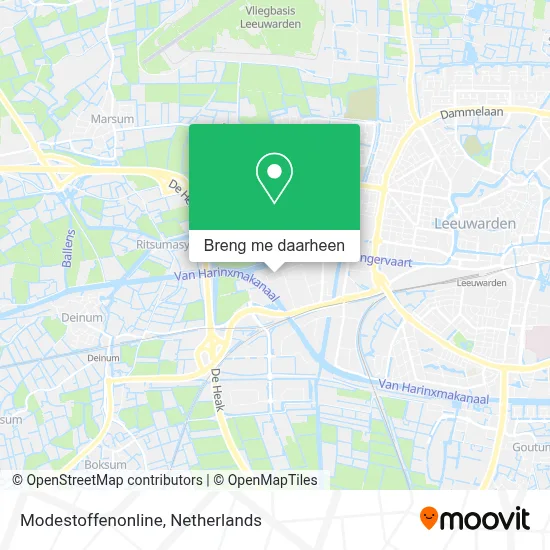 Modestoffenonline kaart