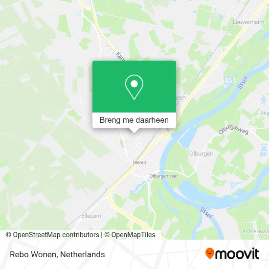 Rebo Wonen kaart