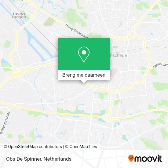 Obs De Spinner kaart