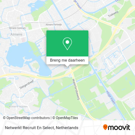 Netwerkt Recruit En Select kaart