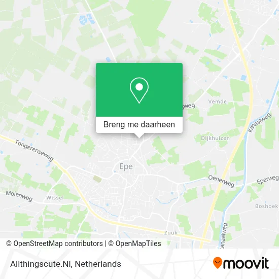 Allthingscute.Nl kaart