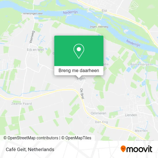 Café Geit kaart