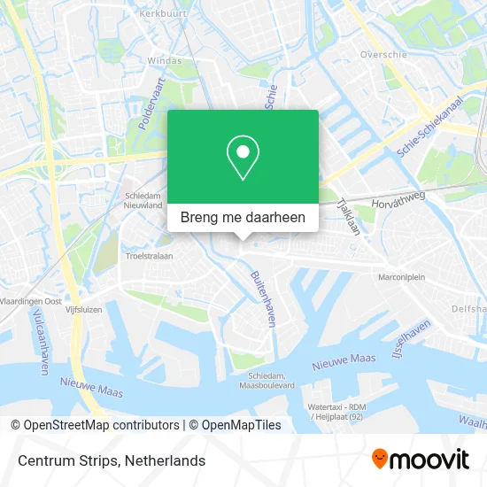 Centrum Strips kaart
