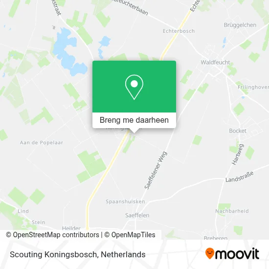 Scouting Koningsbosch kaart