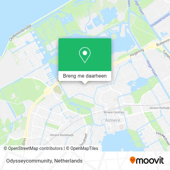 Odysseycommunity kaart