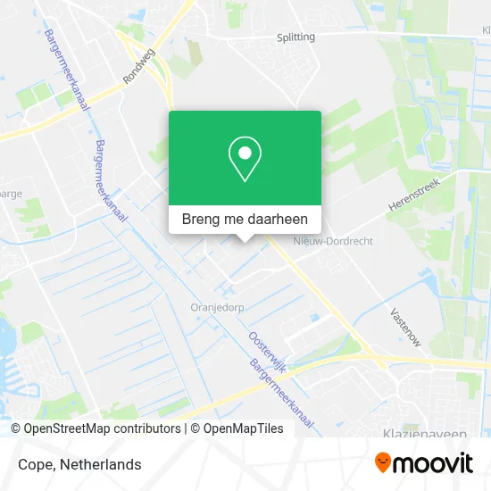 Cope kaart