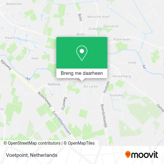 Voetpoint kaart