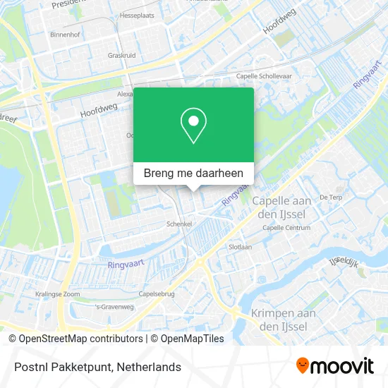 Postnl Pakketpunt kaart