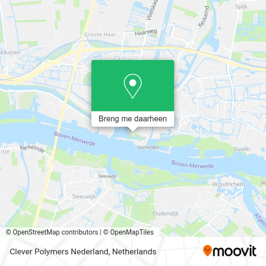 Clever Polymers Nederland kaart