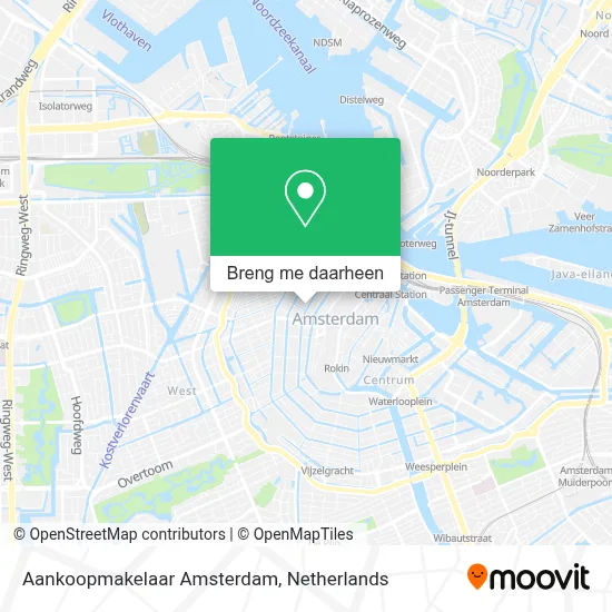 Aankoopmakelaar Amsterdam kaart