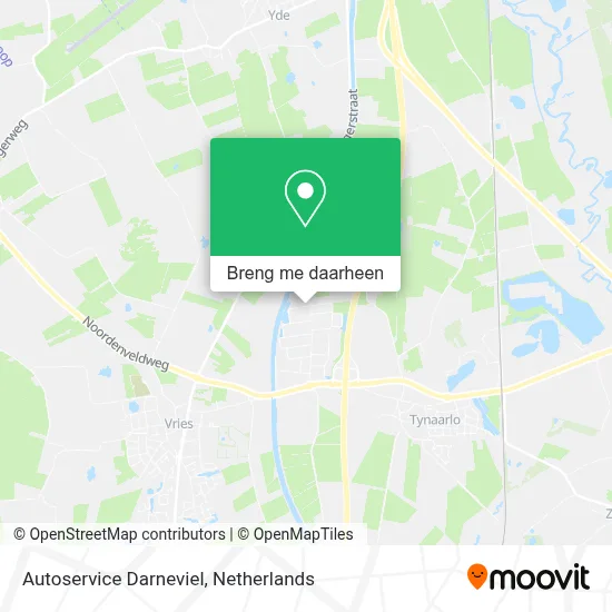 Autoservice Darneviel kaart