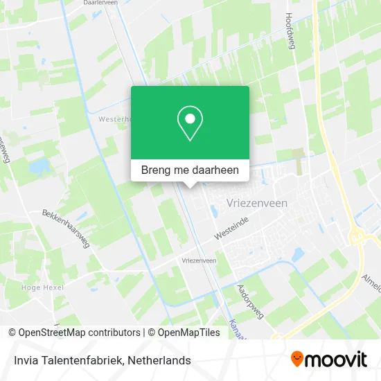 Invia Talentenfabriek kaart