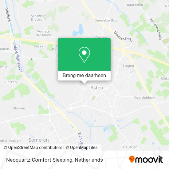 Neoquartz Comfort Sleeping kaart