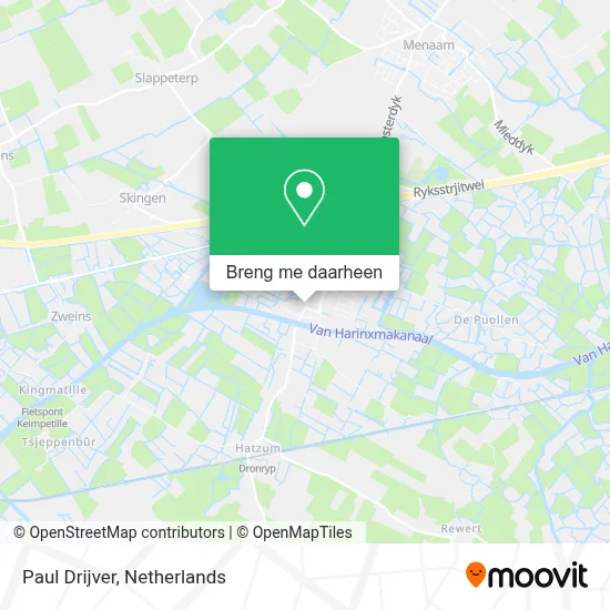 Paul Drijver kaart