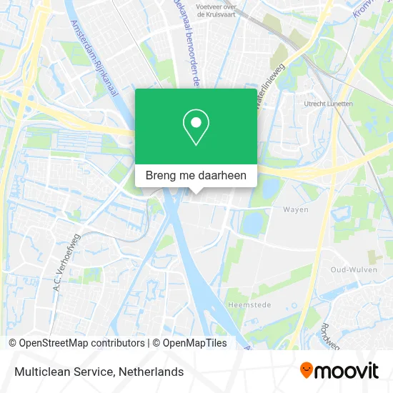 Multiclean Service kaart