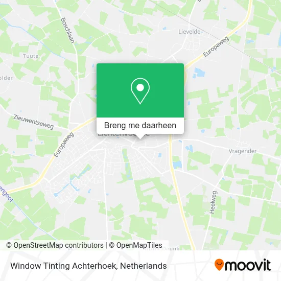 Window Tinting Achterhoek kaart