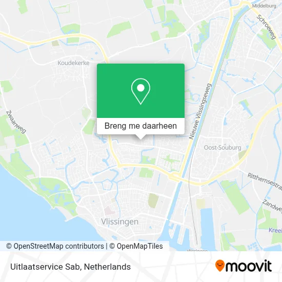 Uitlaatservice Sab kaart