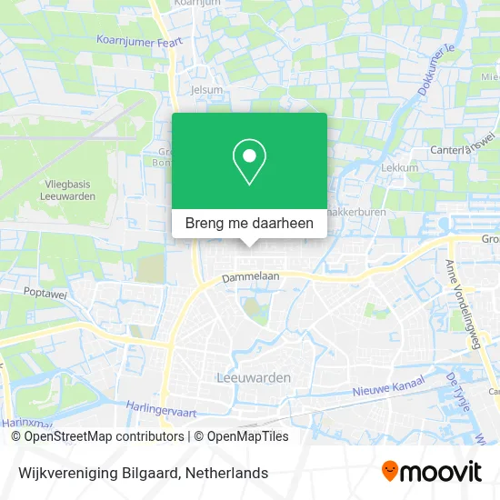 Wijkvereniging Bilgaard kaart