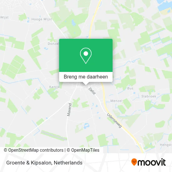 Groente & Kipsalon kaart