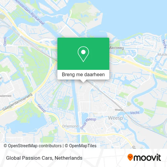 Global Passion Cars kaart