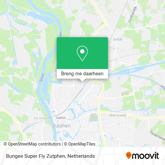 Bungee Super Fly Zutphen kaart