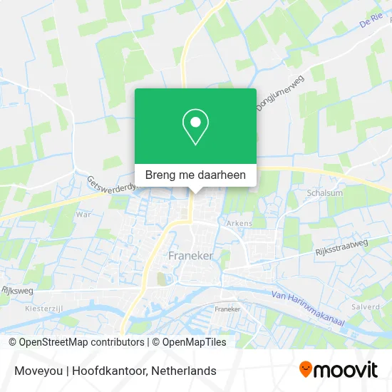Moveyou | Hoofdkantoor kaart