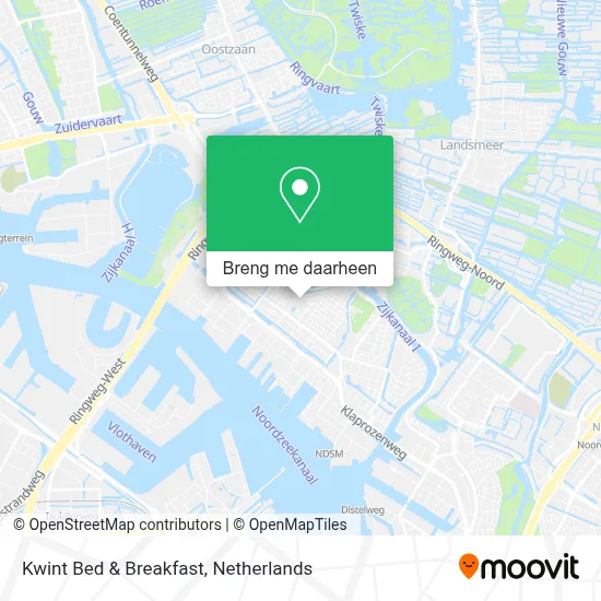 Kwint Bed & Breakfast kaart